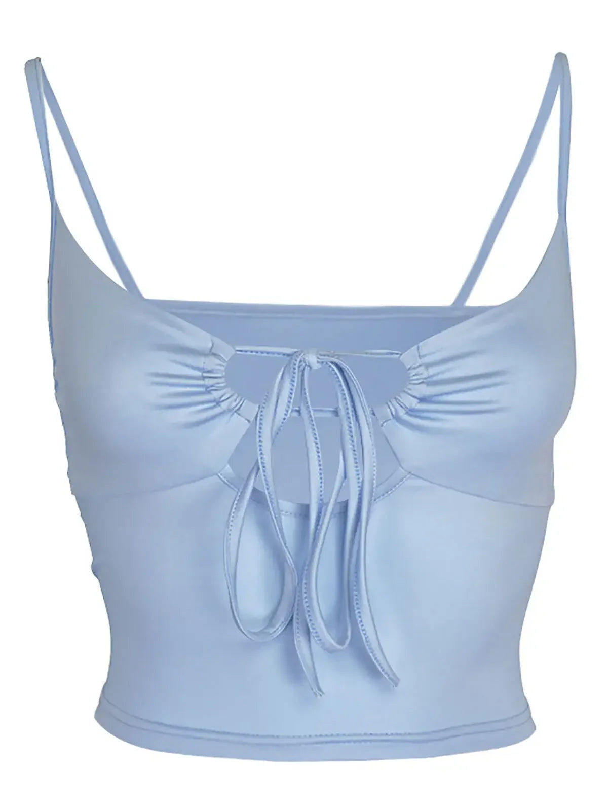 Slimming Lace Up Top