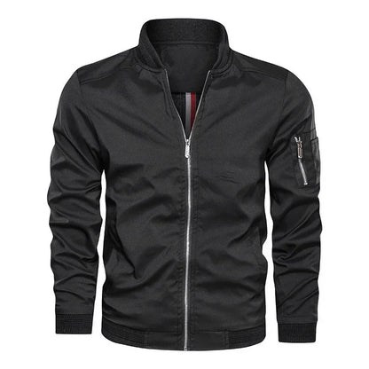 Men's Bomber Zippered Jacket